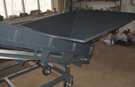 Объект: Ленточный наклонный передвижной конвейер  для отходов бумаги