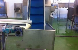 Объект: Ленточный наклонный конвейер для очисток