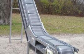 Объект: L-образный модульный конвейер для мытого резанного картофеля